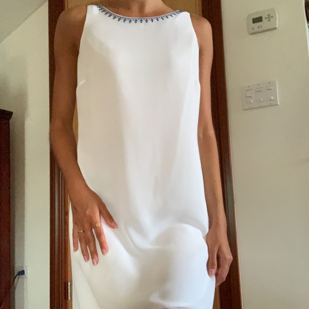 BCBG embroidered maxi dress